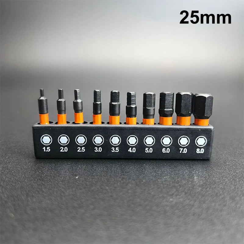 S2 Steel Star Impact Drill Bits, 21/10PC Set, Hex Shank, Magnetic Screwdriver and Electric Drill Wrench Set. Oasis Select A3