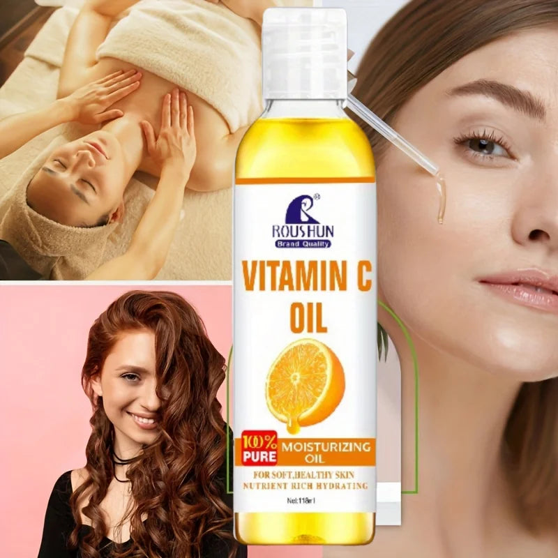 ROUSHUN Vitamin C Body Oil – Moisturizing Skin Oil 118ml