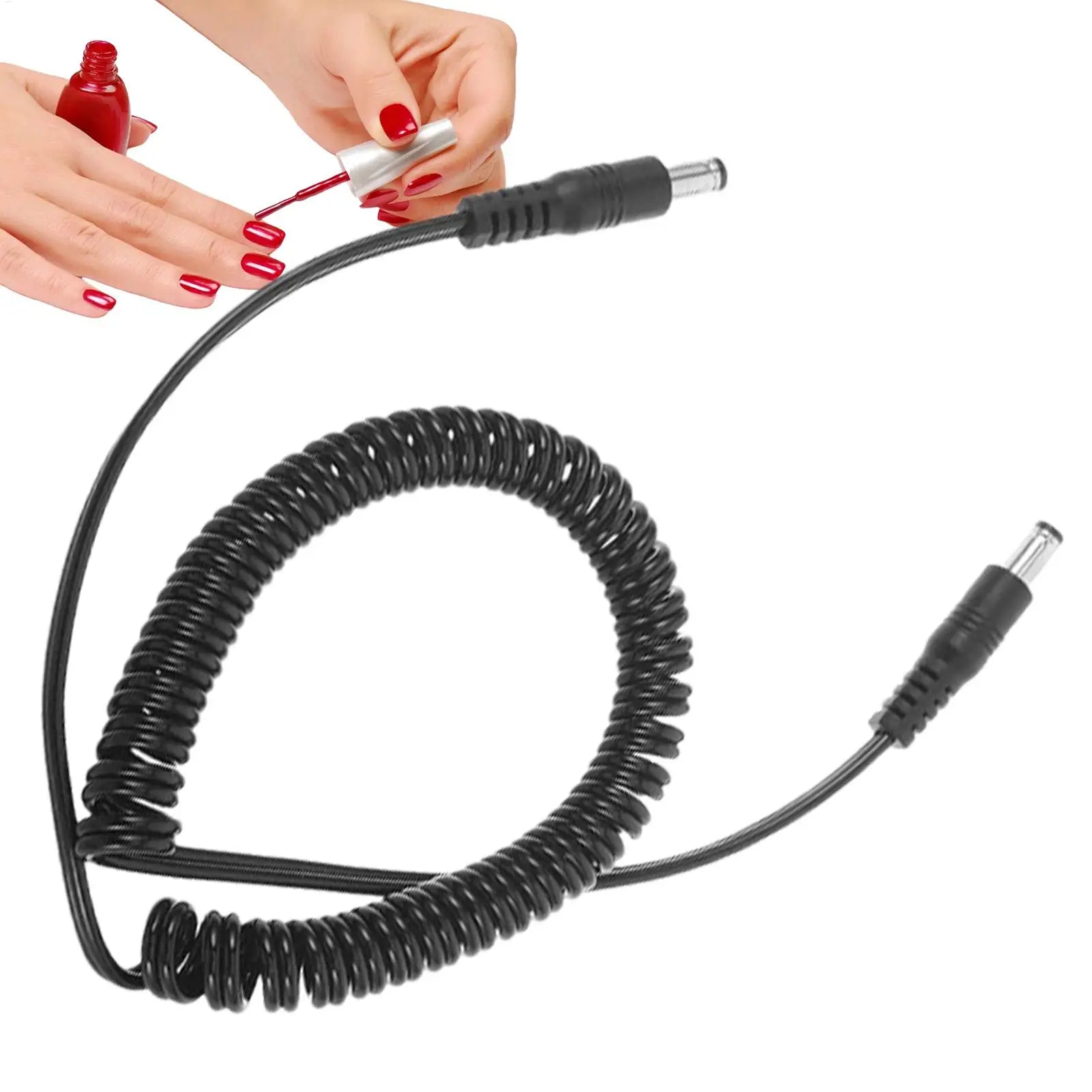 Manicure Machine Power Wire Nail Drill Cord Replacement Replacement Motor Cord for Women Beginners Salon Art Studio Workshop Oasis Select