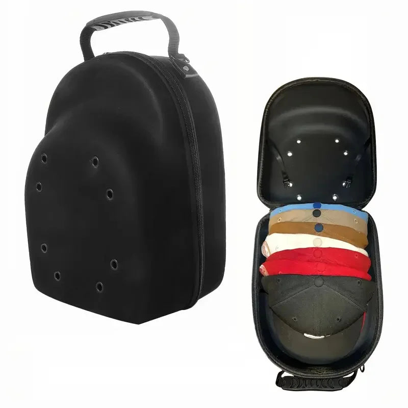 Hat Travel Bag Baseball Cap Case Sport High Quality Storage Box Display EVA Carrying Bags Solid Color Unisex Baseball Oasis Select