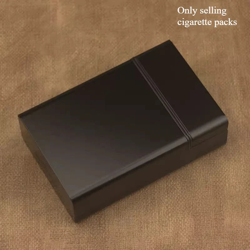 Automatic Pop-up Cigarette Box Soft Pack Protective Shell Thick Cigarette for Men and Women Extended Thin Cigarette Clip Oasis Select black - Soft