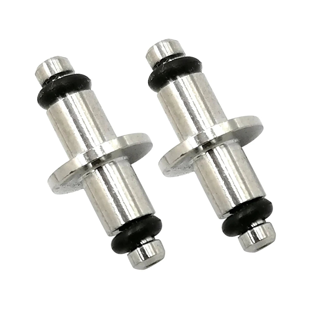 Scuba Diving High Pressure Flange Gauge Spool w/O-Ring Round End Pressure Hose Adapter Replacement Oasis Select 2 Pieces