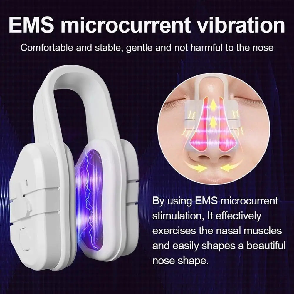 EMS Microcurrent Nose Lifter Massager – Silicone Sculpting Tool Nose Sculpting Massager Oasis Select