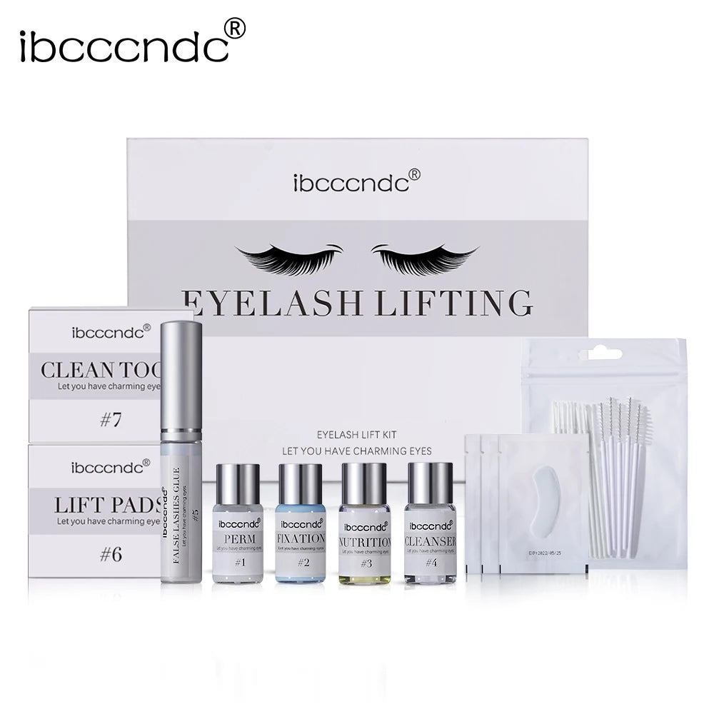 Professional Lash Lifting Kit Semi Permanent Perming Lifting Eyelashes Wave Eyelash Perm Eyelash Enhancer Diy Eyelashes Home Use Oasis Select White 10 pcs