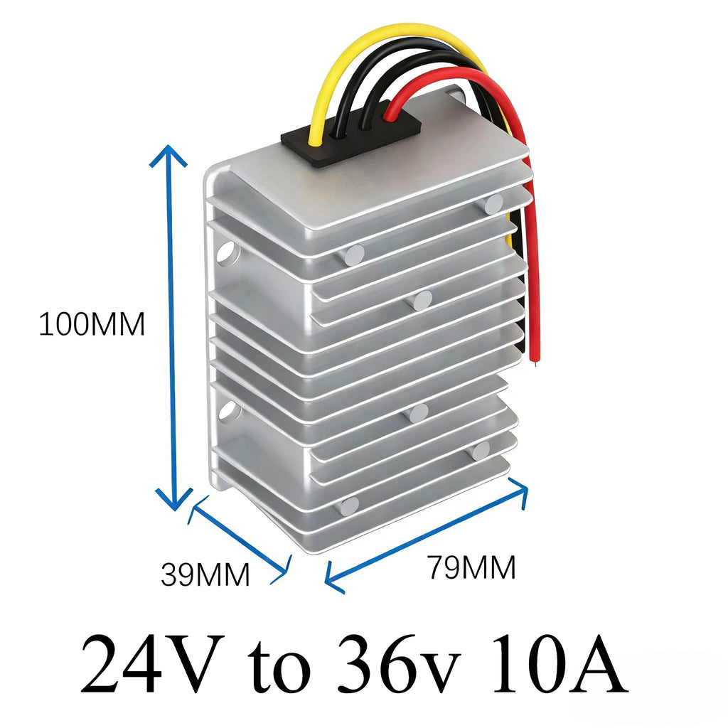 24V to 36v 5A-30A Power Supply Transformer Adapter Boost Converter DC/DC Voltage Regulator 24V-36V Booster Module Car Boat Oasis Select 24V to 36v 10A 24V 36V