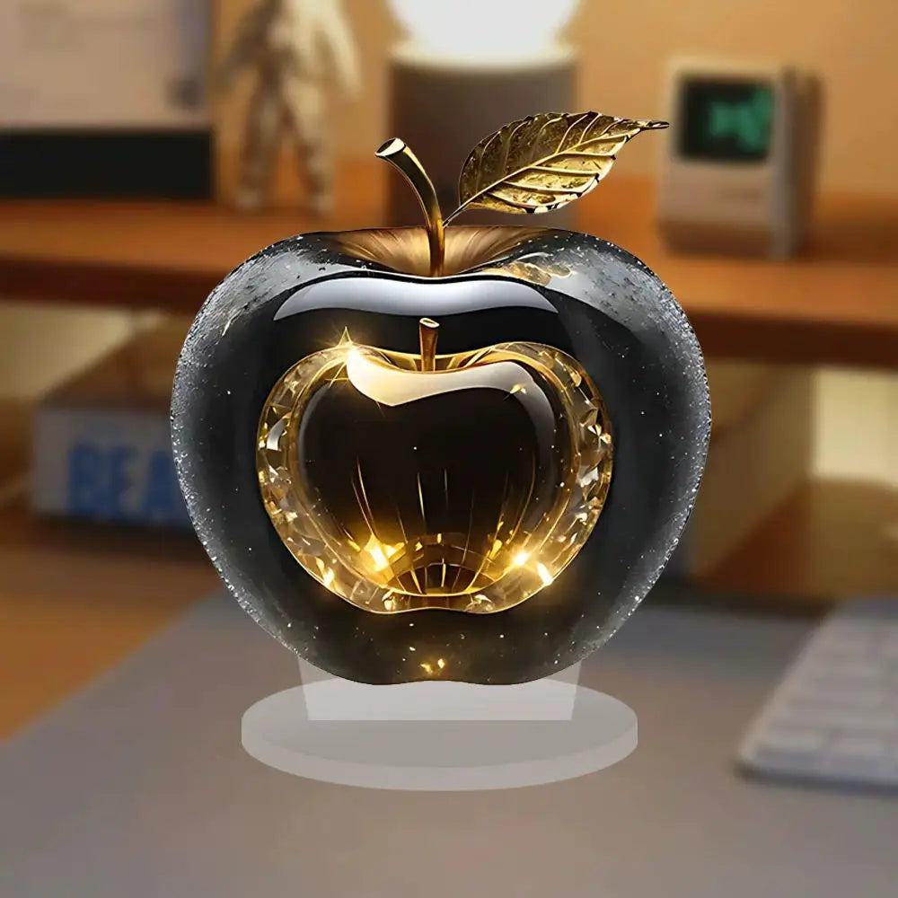 2D Acrylic for Apple Landscape Pattern Decorative Ornament for Home Living Room Entrance Tabletop Decoration Oasis Select 12
