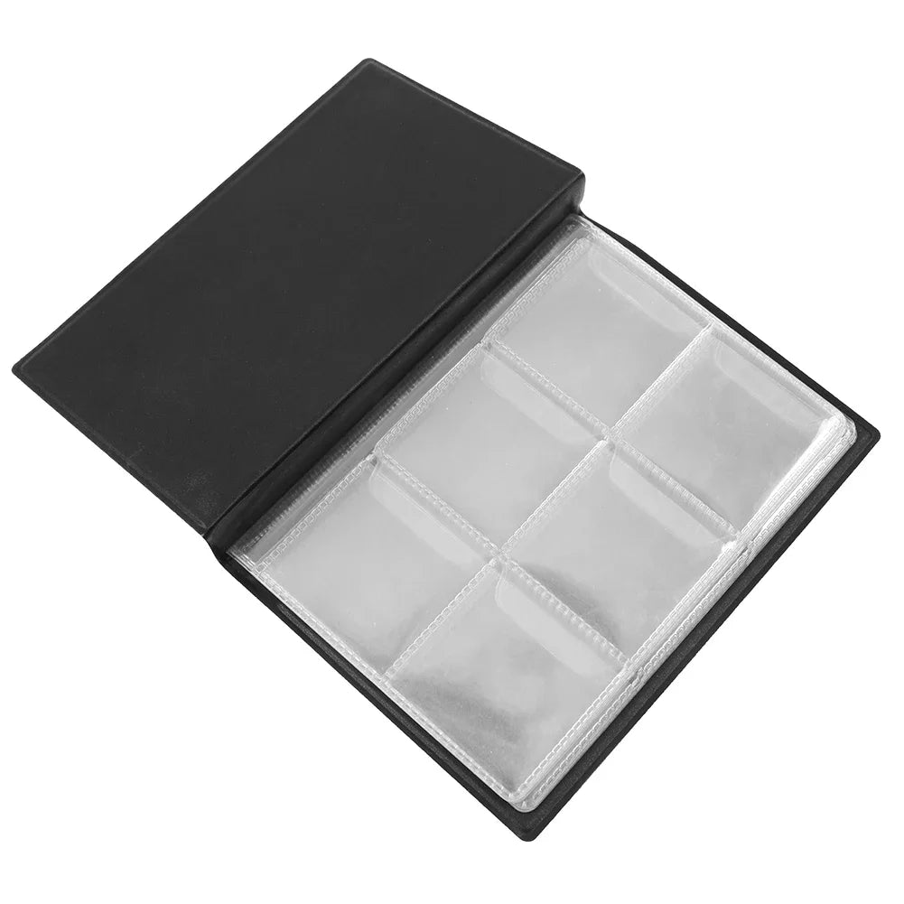 60 Pockets Artificial PU Leather Commemorative Coins Collection Album Book Collecting Money Organizer Storage Bags Storage Book Oasis Select