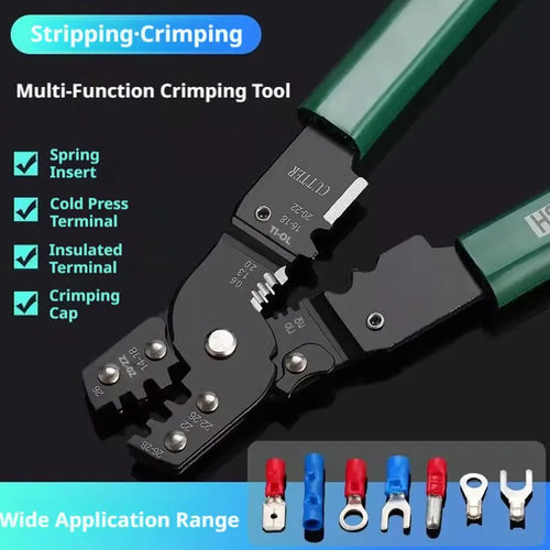 3-in-1 Wire Crimping Pliers – Stripper, Cutter & Crimper Wire Crimping Pliers Oasis Select