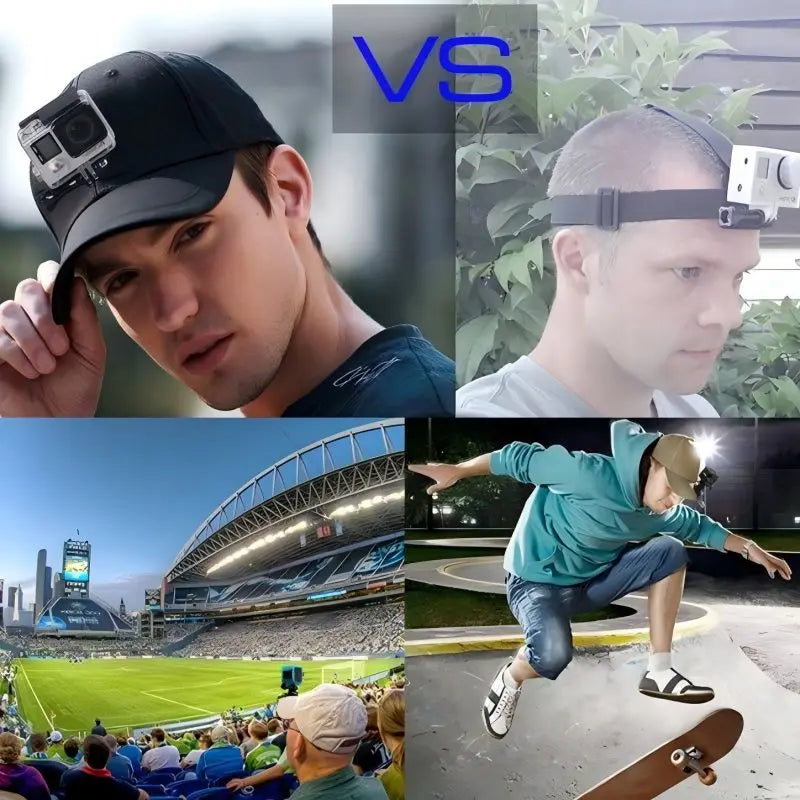 Baseball Cap Action Camera Mount – GoPro, DJI & Insta360