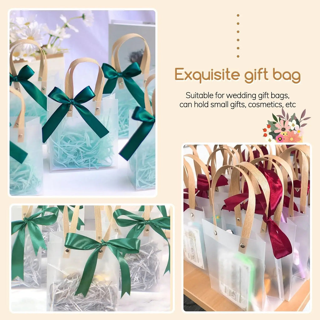 20PCS Holiday gift bag Eco-friendly Companion Gift Candy Bagholiday gift Birthday gift bag, anniversaries，Frosted Tote Bag Oasis Select