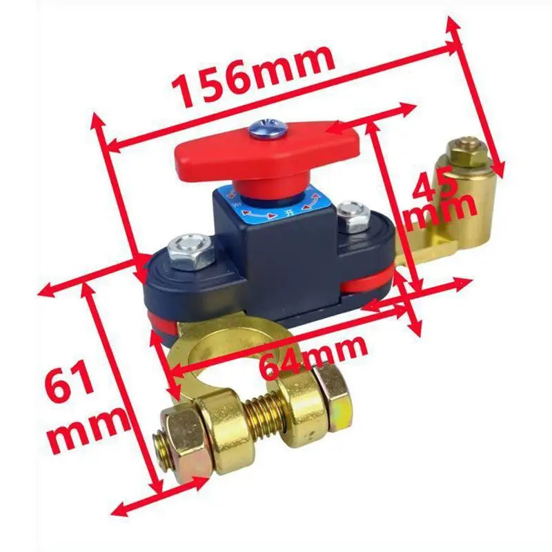 Car Battery Disconnect Switch - Bidirectional Joint Can Rotate Power Disconnect Switch With Digital Display 12-24v Oasis Select
