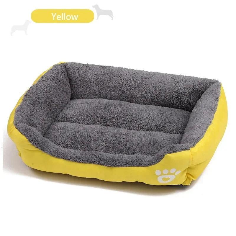 Dog Bed Pets House for Puppy Small Medium Large XXL Supplies Kennel Mat Nesk Sleeping Plush Washable Cat cushion Products indoor Oasis Select yellow XXL 90x70CM