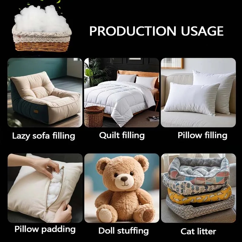 Polyester Fiberfill Stuffing-Polyfill for Pillow Stuffing, Stuffed Animals and DIY Crafts, Firm Support Filling Sewing Oasis Select
