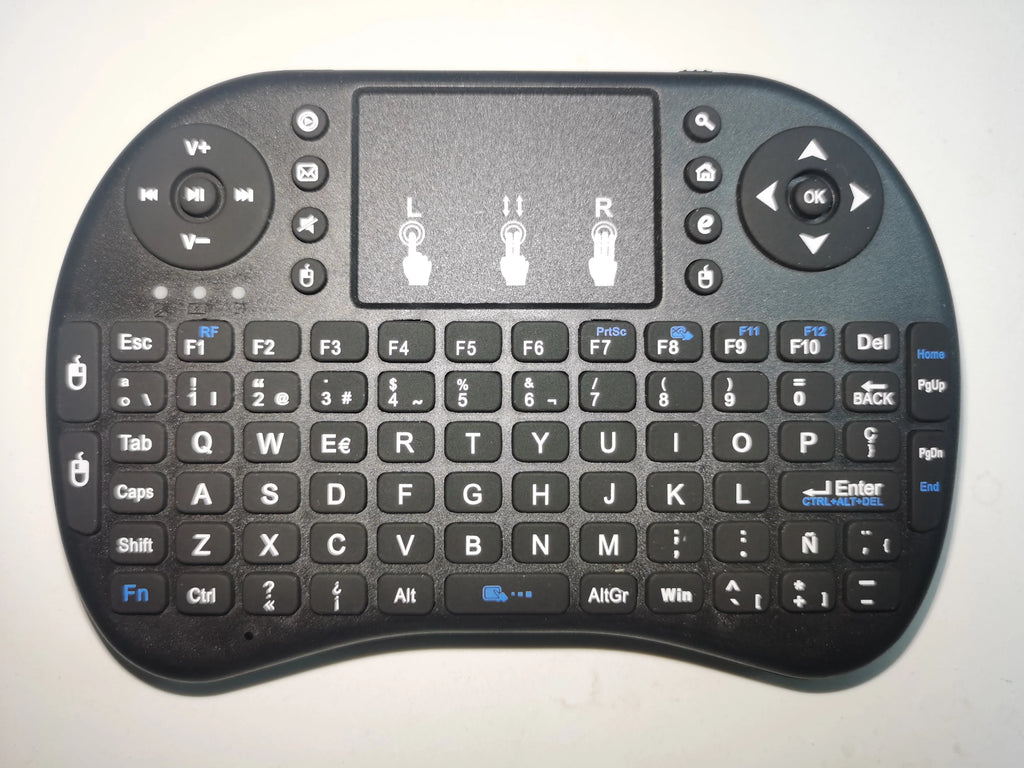 Mini Wireless RGB Backlit Keyboard Air Mouse Touchpad | TV Box