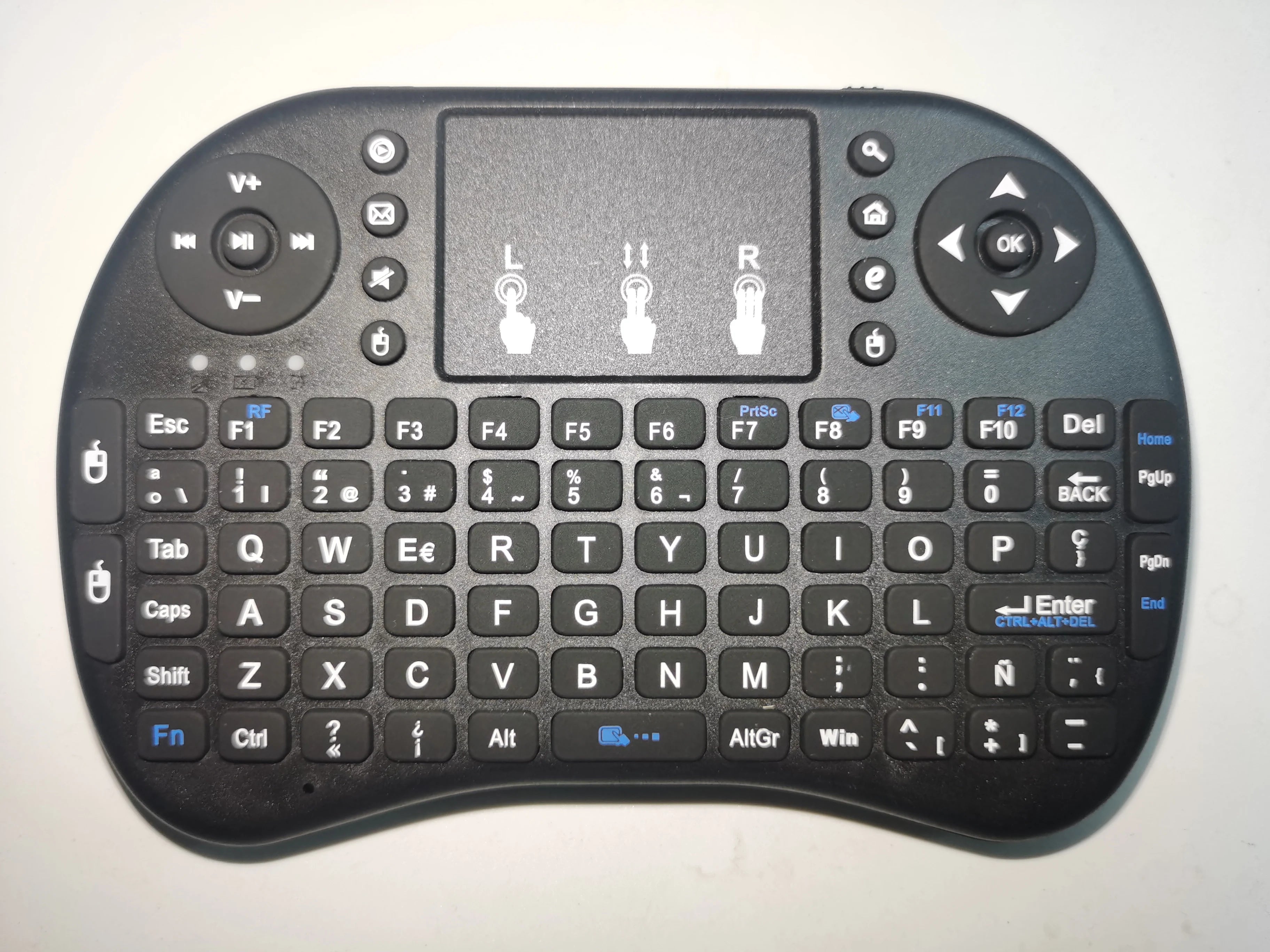 Mini Wireless RGB Backlit Keyboard Air Mouse Touchpad | TV Box