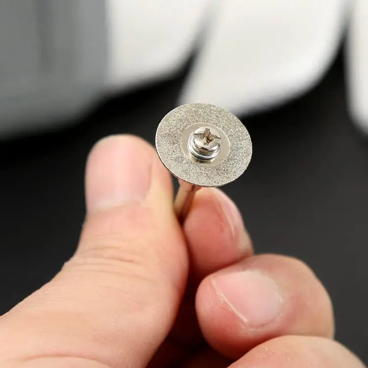 1 Set Diamond Cutting Disc 16mm/20mm/30mm//35mm/40mm Cut Off Wheel 3mm Mandrel Rotary Tool for Jewelry Glass Metal DIY Craft Oasis Select