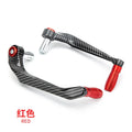 2PCS CNC Motorcycle Brake Clutch Levers Guard Protector Modification Anti-Fall Horn Brakes Hand Guard Bow Protection Rod Oasis Select Red