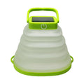 Outdoor Portable USB Charging Folding LED Camping Light, Solar Camping Light, Retractable Hanging Silicone Tent Light Oasis Select Warm white green