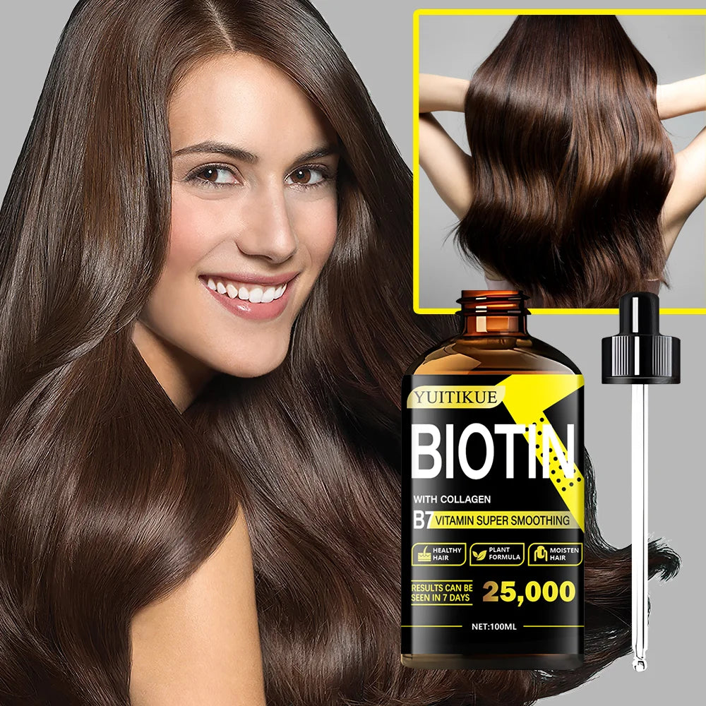 YUITIKUE Biotin Hair Oil – Collagen & Vitamin B7, 100g