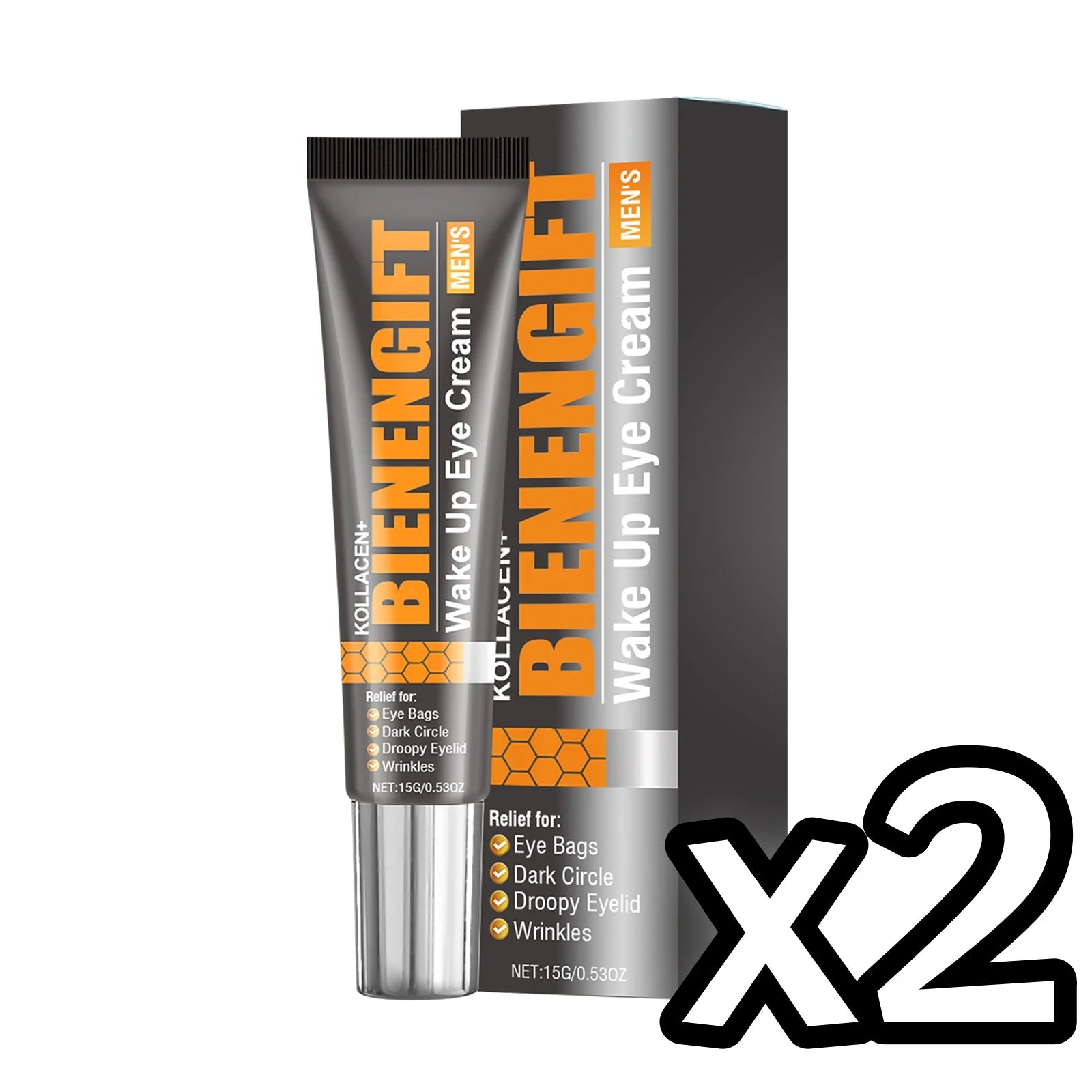 Bee Venom Eye Cream – Dark Circles, Puffiness & Firming Gel Eye Cream Gel Oasis Select 15g Boxed x 2PCS