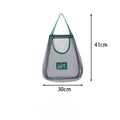 Washable Hanging Mesh Produce Sack Reusable Kitchen Hanging Organizer Lightweight Veggie Storage Pouch for Ginger FreshFarm Food Oasis Select large single bag