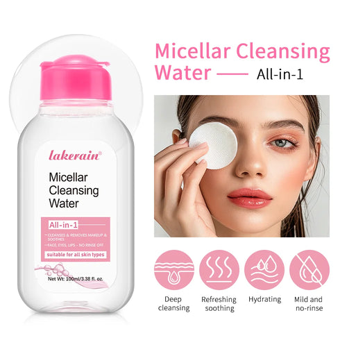 100ml Micellar Cleansing Water – Gentle Makeup Remover & Hydrator Micellar Cleansing Water Oasis Select