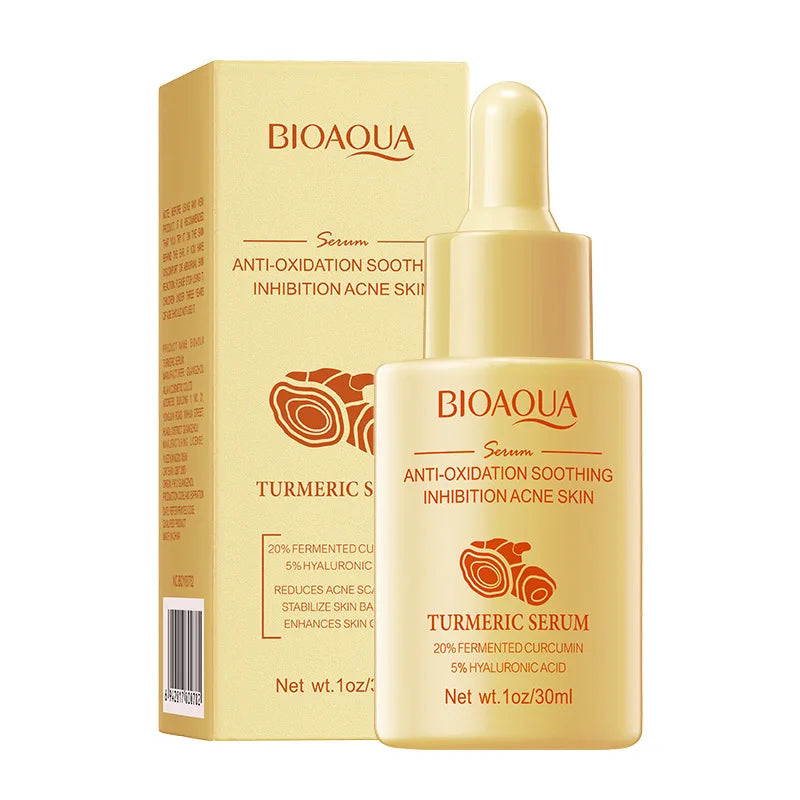 BIOAQUA Turmeric Snail Nicotinamide Face Serum Anti-Aging Face Serum Oasis Select Turmeric 1pcs