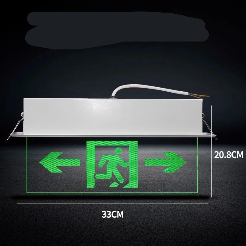 LED Emergency Exit Sign Light | AC 85–265V | SHINEKNOT