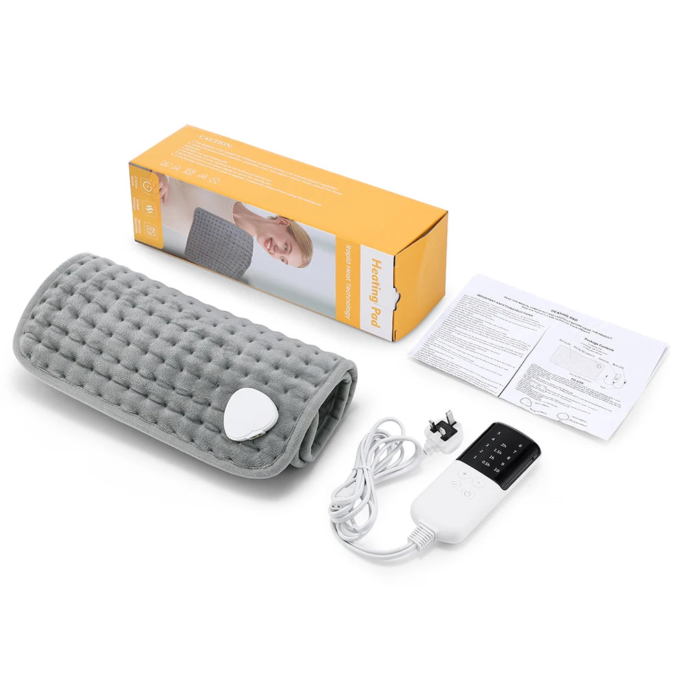 Hailicare Electric Heating Pad 30×60cm | 10 Levels & Timer
