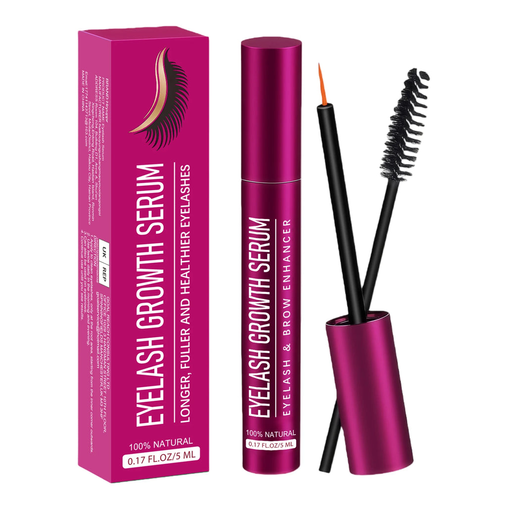 Eyelash Serum for Promote Eyelash Growth Enhancer Longer Fuller Thicker Natural Curling Lengthening Lash Makeup Eye Care Product Oasis Select 5ml boxed