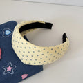 New Polka Dots Headbands Stripes Star Pattern Hair Band Classic Dot Point Grey Series Female Headwear Girl Oasis Select 5