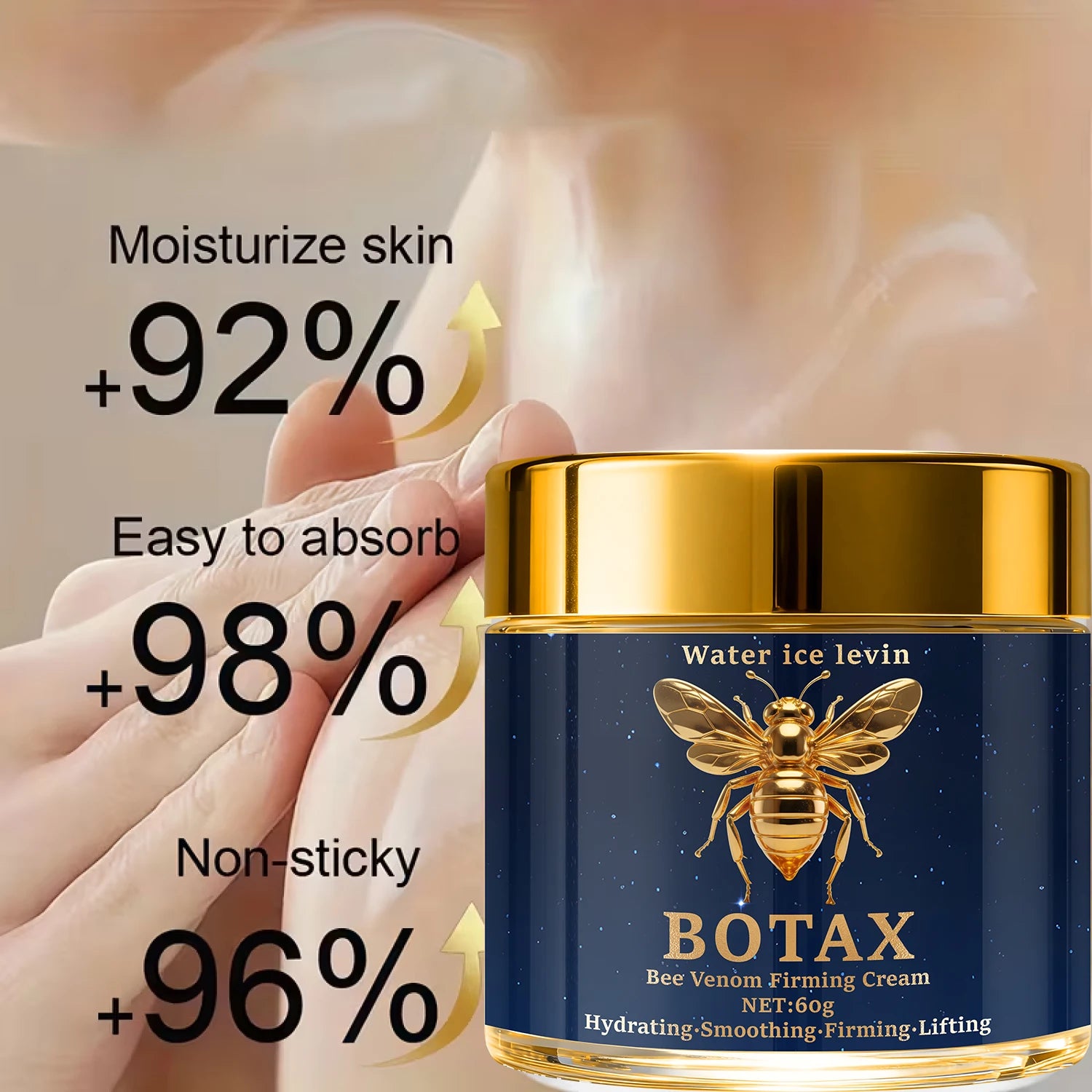 Bee Venom Firming Cream – Hyaluronic Acid & Retinol 60g Firming Face Cream Oasis Select