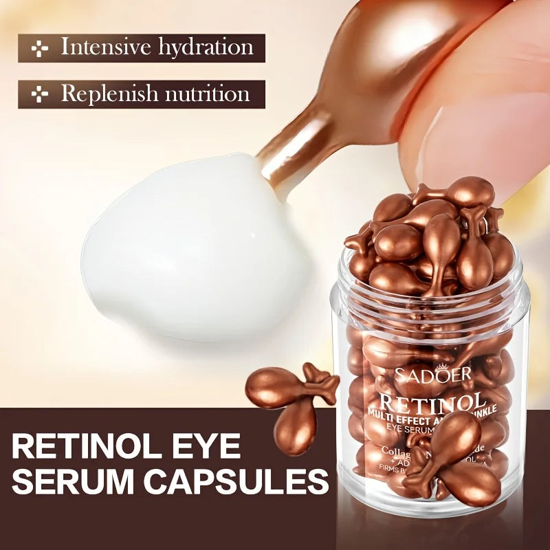 Retinol Eye Serum Capsules – Firming & Hydrating | 45ct Eye Serum Capsules Oasis Select