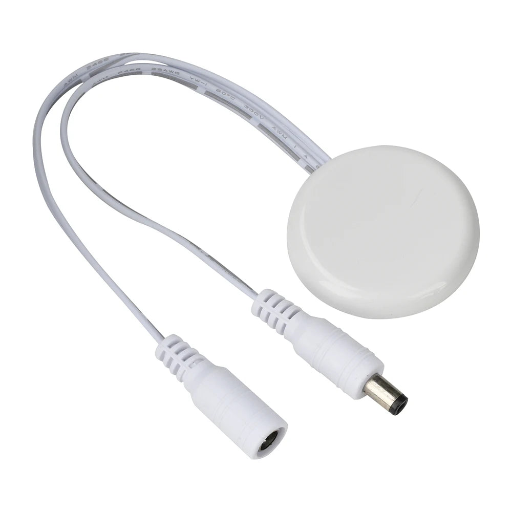 DC 12V/24V Touch Dimming Switch 5A 60W/120W LED Touch Sensor Switch For LED Light Strip Touch Switch Oasis Select White