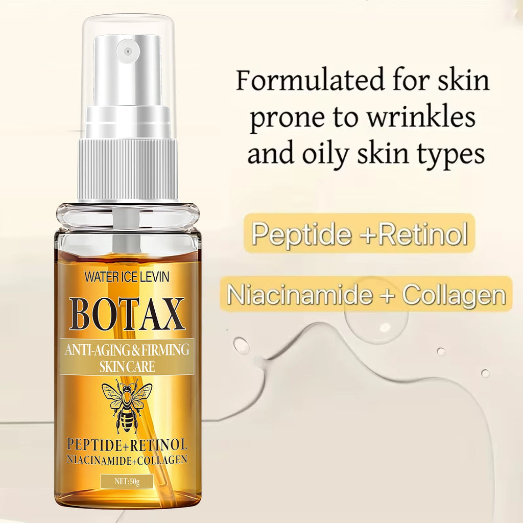 Botax Anti-Aging Instant Face Lift Serum with Peptide, Retinol, Niacinamide & Collagen for Firming & Refining Skin. Oasis Select