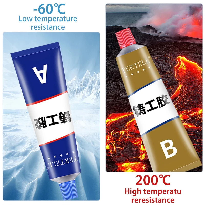 Metal Repair Paste Cold Weld Metal Repair Adhesive Bonding Sealant Extra Strong Glue Magic Repair Glue AB Casting Glue Liquid Oasis Select