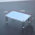 Transparent Acrylic Display Shelf | Multi-Use Storage Stand