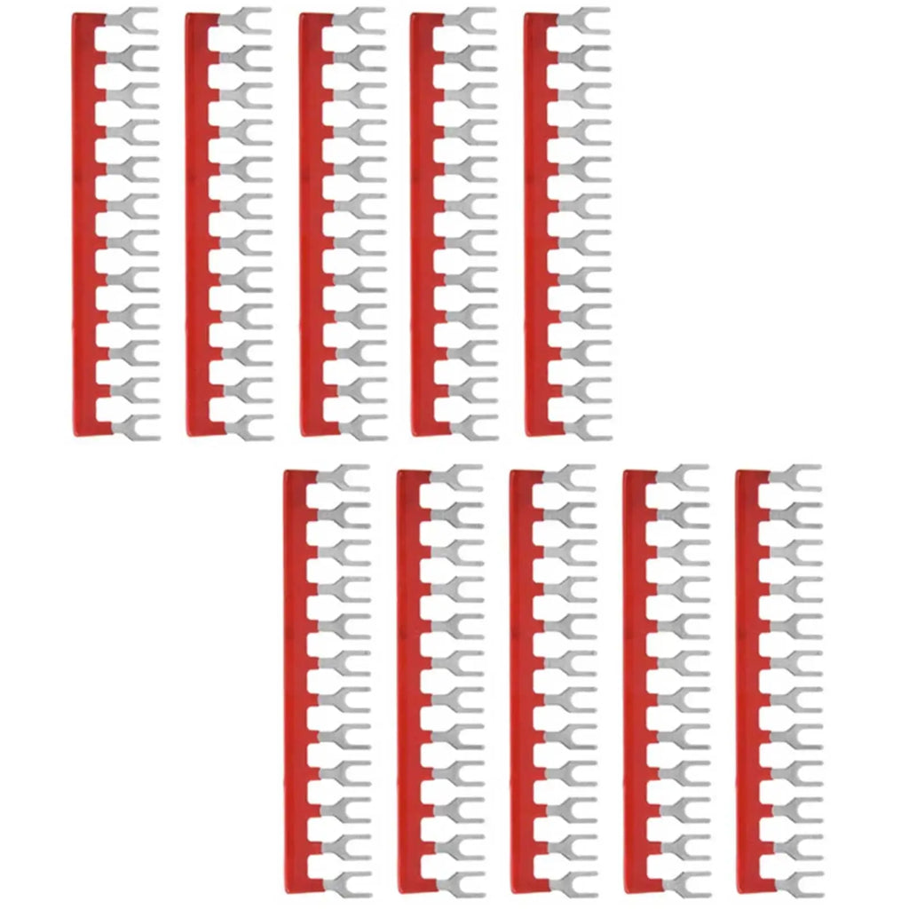 10pcs 12-Position Shorting Jumper Bars | 8.75mm Pitch Terminal