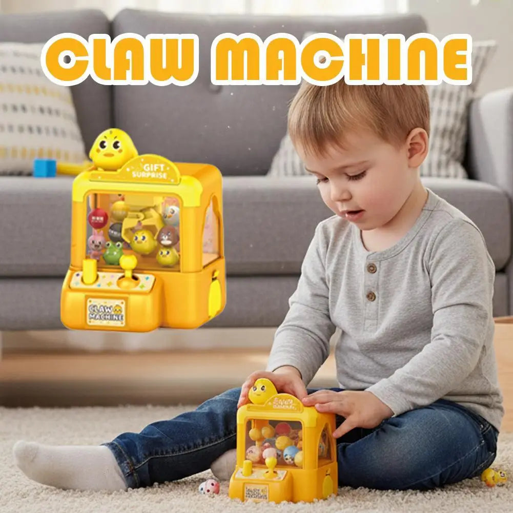 Mini Claw Machine Toy – Penguin Arcade Grabber Game for Kids