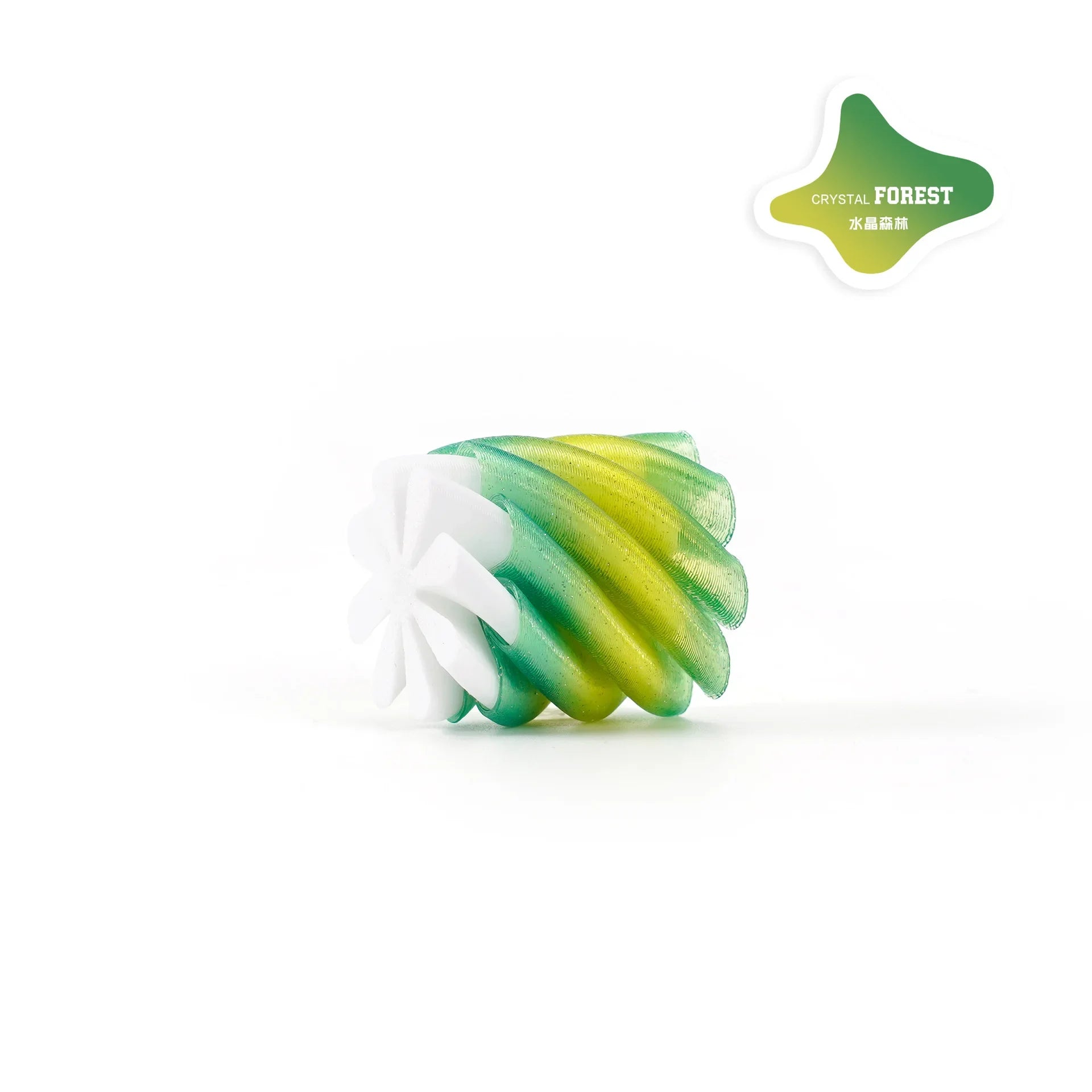 3D Printed Helix Screw Rotating Toys Stress Reducing Tool Pyramid