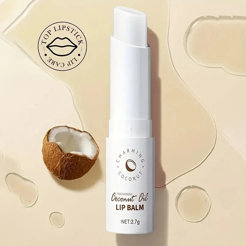 Coconut Lip Balm - Lasting Nourishment and Moisture for Men and Women - Daily Care Lip Balm Oasis Select