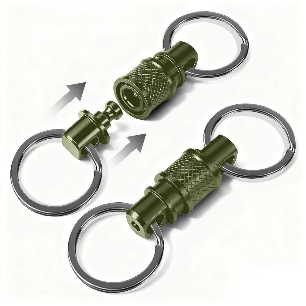 360° Quick Release Keychain Clip – Aluminum Alloy | 7 Colors