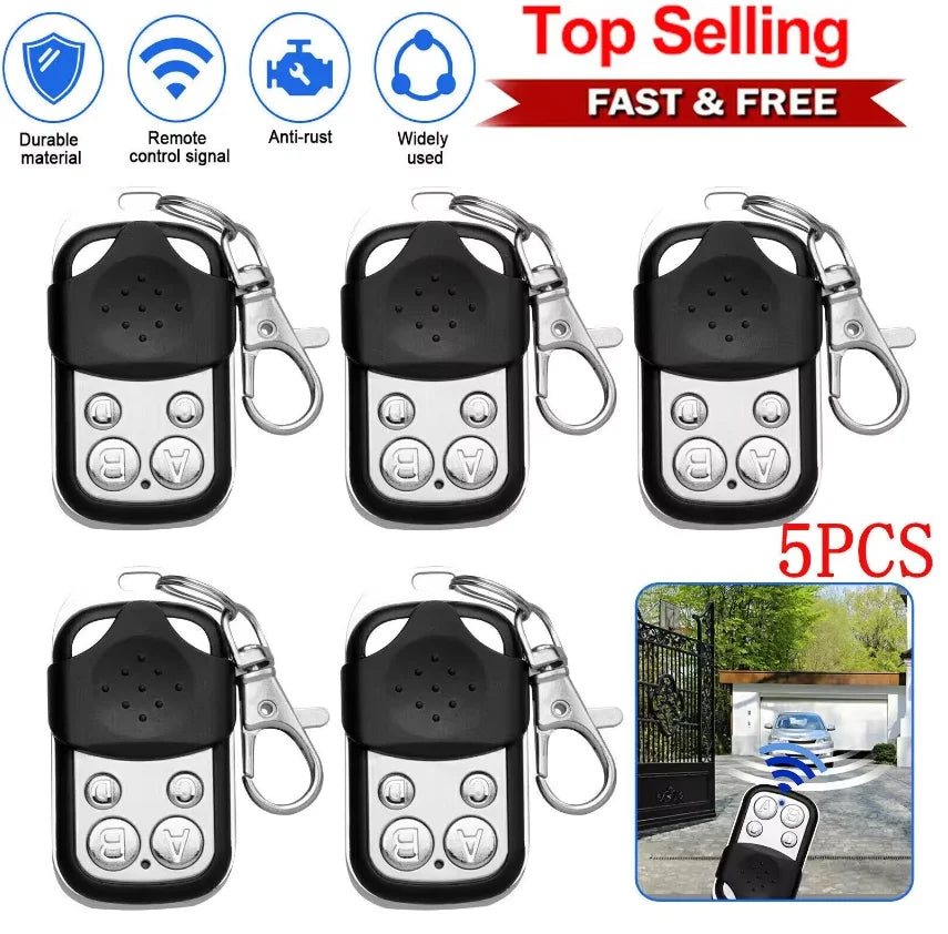 Remote Control 433MHz Car Key Garage Door Gate Opener Remote Control Duplicator Clone Cloning Code 4-Button Transmitter Oasis Select
