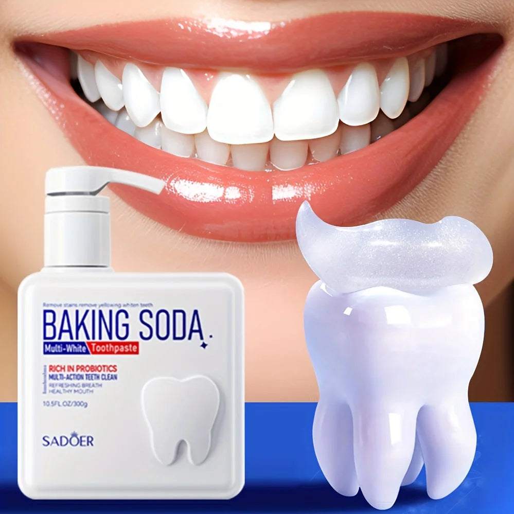Baking Soda Probiotic Pump Toothpaste – Whitening 300g Whitening Toothpaste Oasis Select