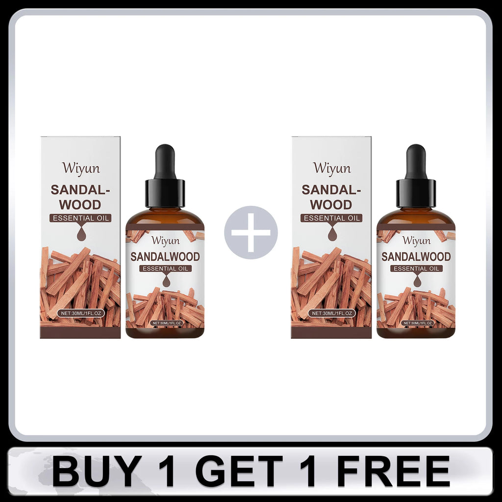 Sandalwood Essential Oil for Massaging Face Body Moisturizing Nourishing Long Lating Fragrance Reduce Dryness Soothing Skin Care Oasis Select Buy 1 Get 1 Free
