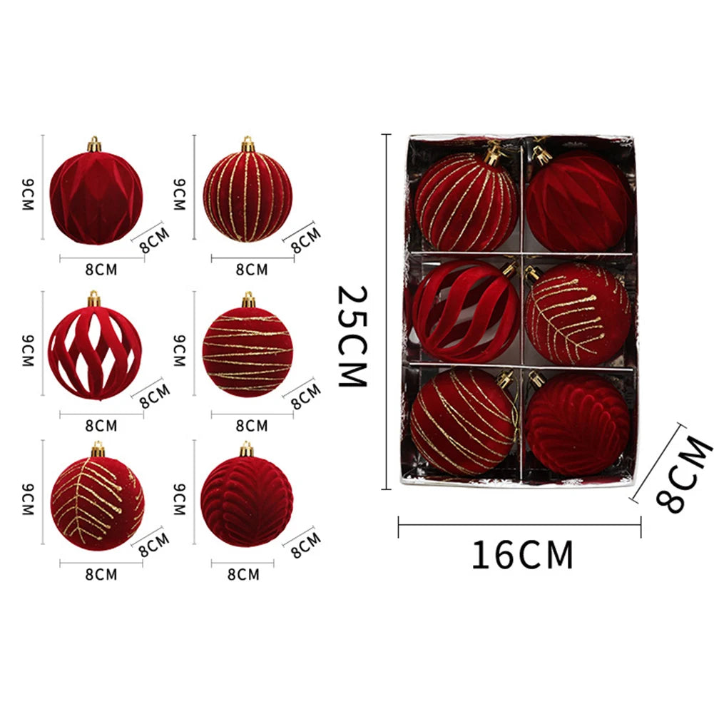 For Wedding Ceremonies Festive Tree Decor Christmas Party Decor Home Hanging Loop Design Reusable Holiday Balls Oasis Select Red China Mainland