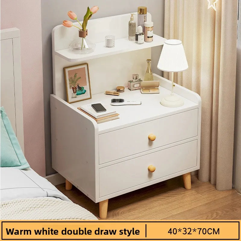 Multi-functional Household Goods Bedside Table Wide Small Chest Cabinet Multi-layer Locker With Drawers Small Cabinet Oasis Select Double Draw A