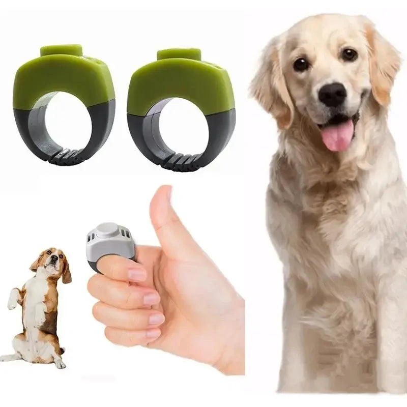 Mini Finger Clicker Pet Training Equipment Rattle Trainer New Ring Obedience Dog Training Clicker Essential Pet Supplies Oasis Select