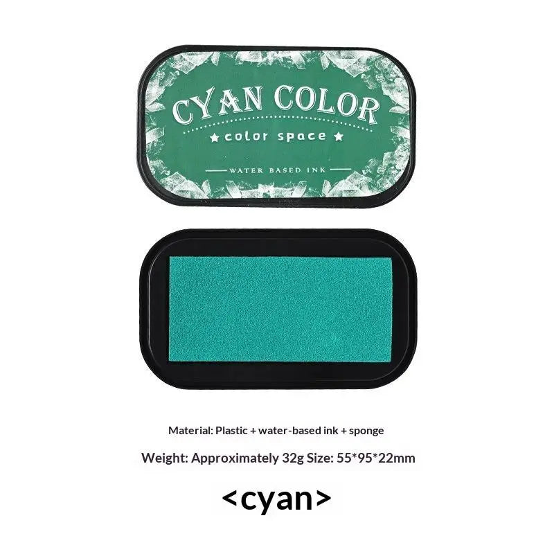 Color Space Series Water Based Ink High Density Sponge Inkpad Planner Art Scrapbook Supplies School Accessories Stationery Oasis Select A4