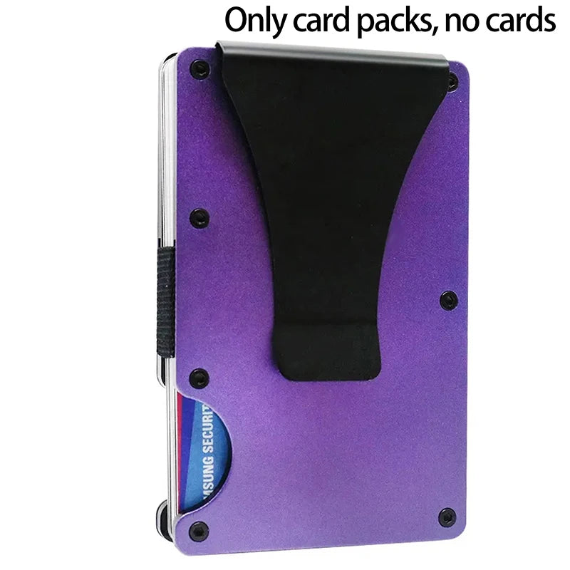 Slim RFID Minimalist Wallet – Card Holder & Money Clip